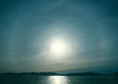 Halo aufgenommen in Kirkenes