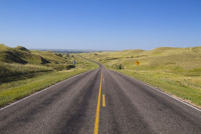 Landschaft Nebraska Sandhills