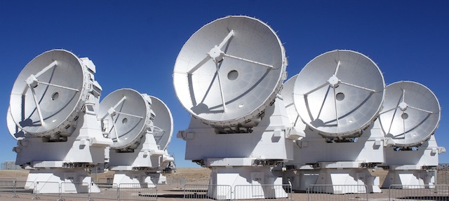 ALMAs Radioantennen
