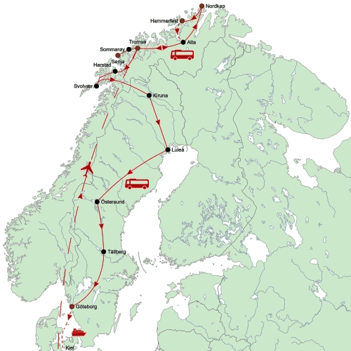 Winterreiseroute