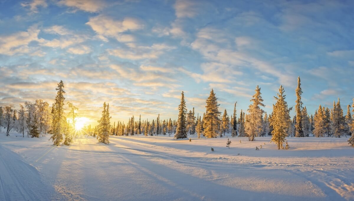 winterliches Schweden