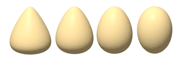 vier Eiformen