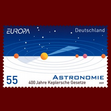 Rätselbild: Kepler-Briefmarke