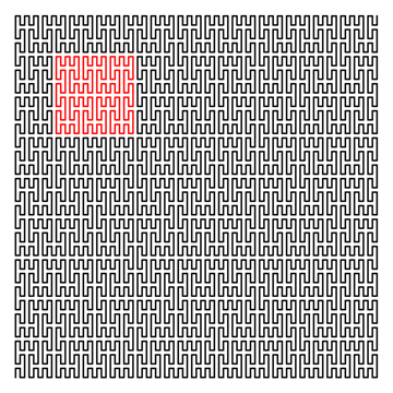 fehlerhafte Peano-Kurve