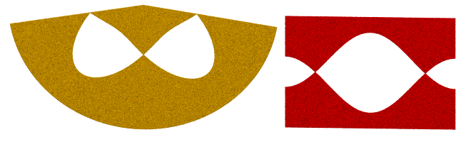 Mantelflächen von Zylinder und Kegel