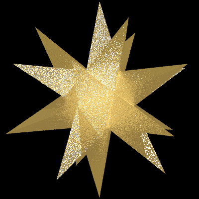 rotierender Weihnachtsstern